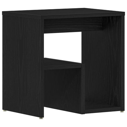 Nightstand Black Oak 40x30x40 cm Made of Engineered Wood