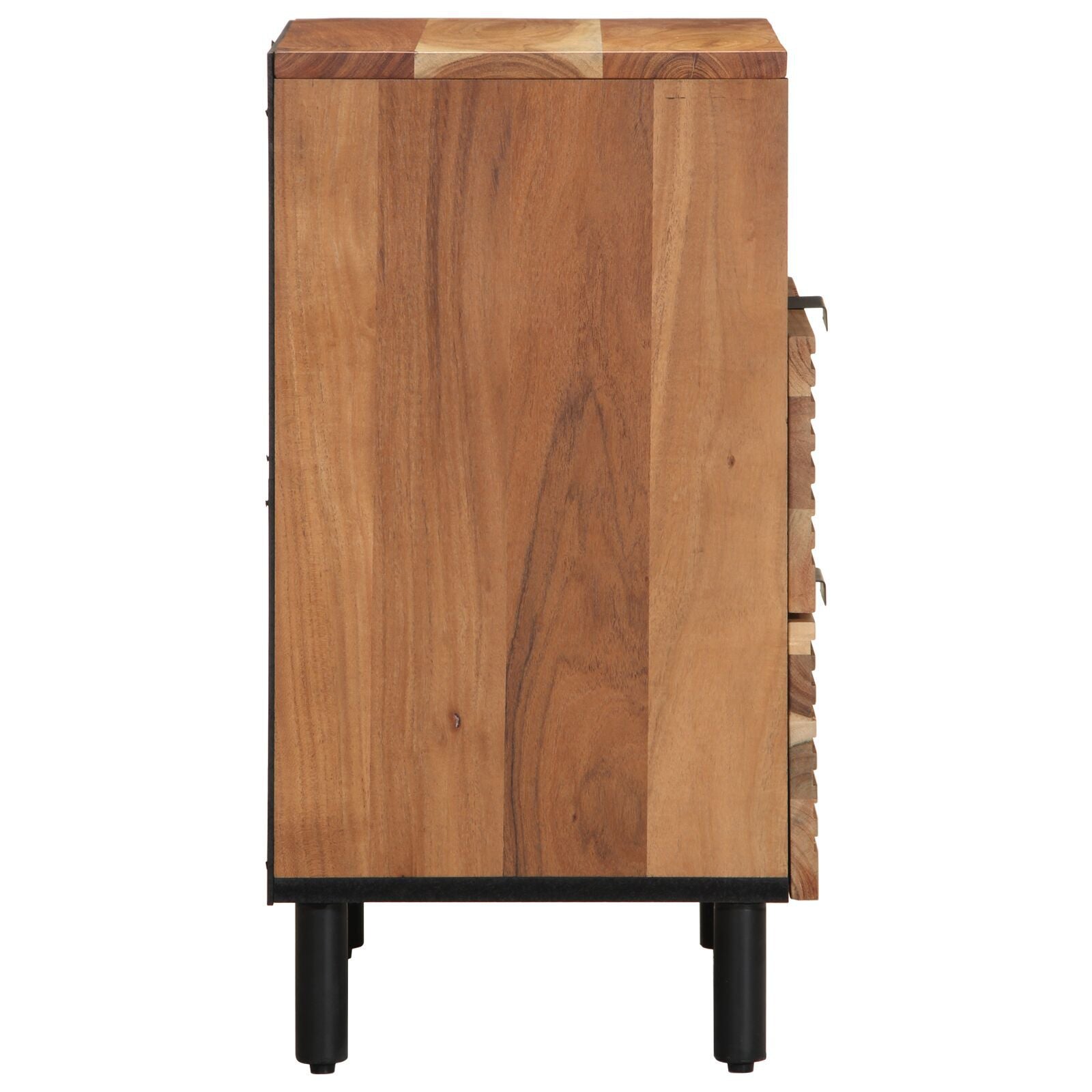 Solid Acacia Wood Bedside Cabinet 50x33x62 cm – Stylish & Durable
