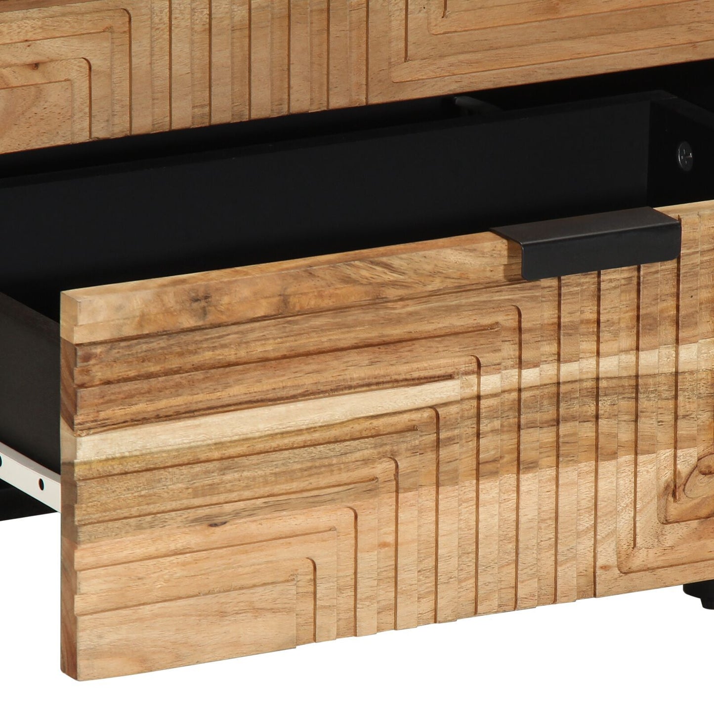 Solid Acacia Wood Bedside Cabinet 50x33x62 cm – Stylish & Durable