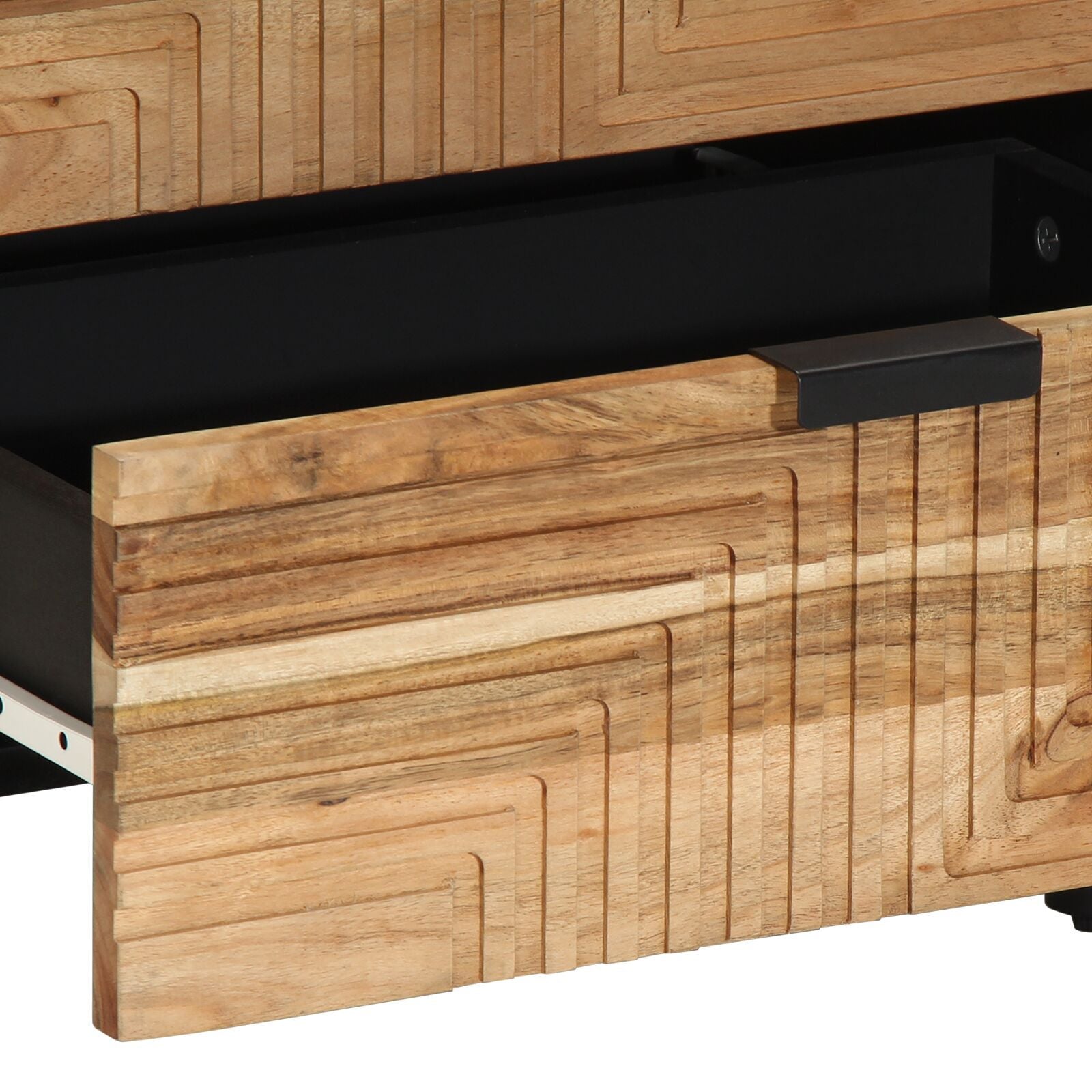 Solid Acacia Wood Bedside Cabinet 50x33x62 cm – Stylish & Durable