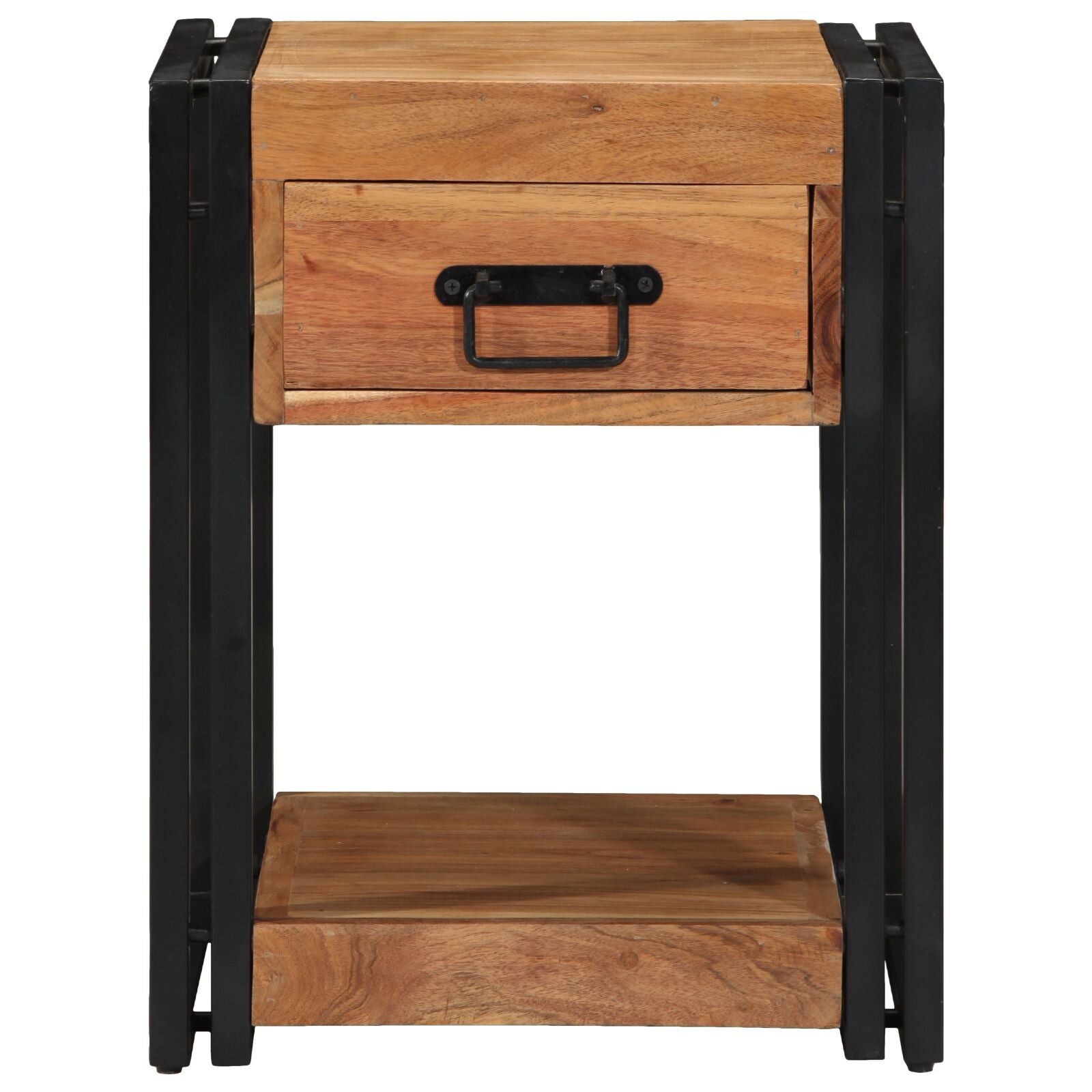 Solid Acacia Wood Nightstands 2-Pack 40x40x50 cm - Stylish & Durable