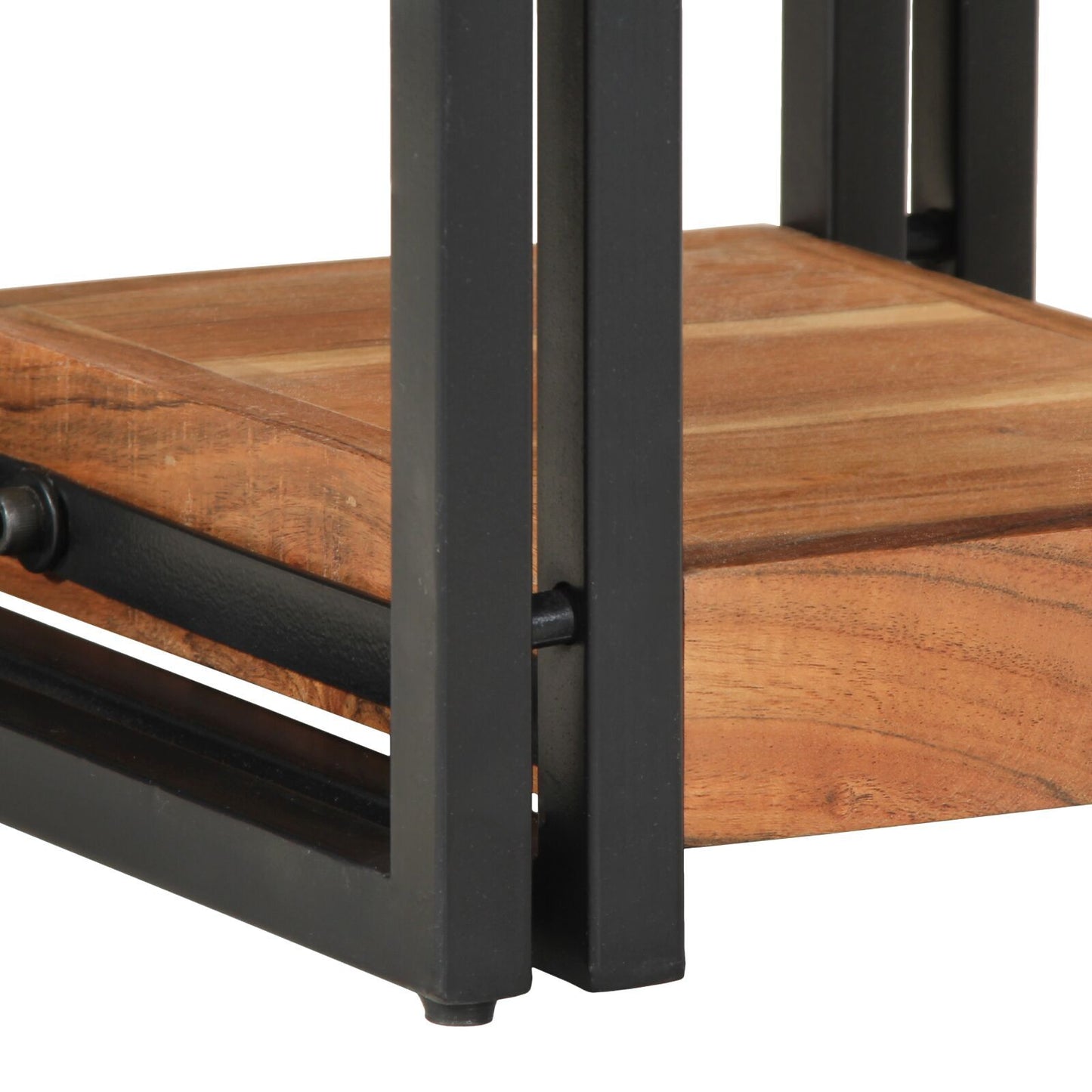 Solid Wood Acacia Nightstands Set of 2 - 30x30x40 cm