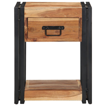 Solid Acacia Wood Nightstands 2-Pack 40x35x50 cm - Stylish & Durable