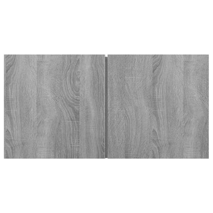 Grey Sonoma Hanging TV Cabinet Set, Engineered Wood - 2x60cm