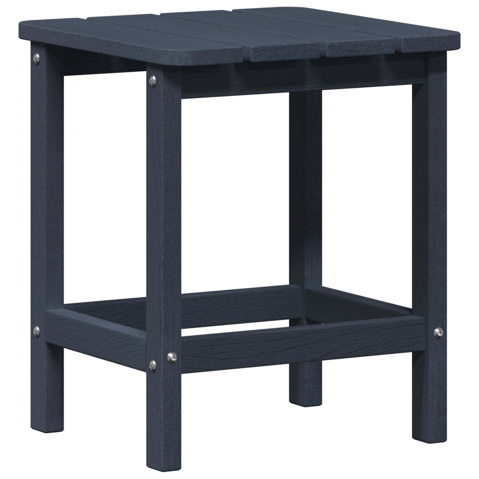 Navy Blue 3 Piece Garden Lounge Set with Adirondack Chair & Table