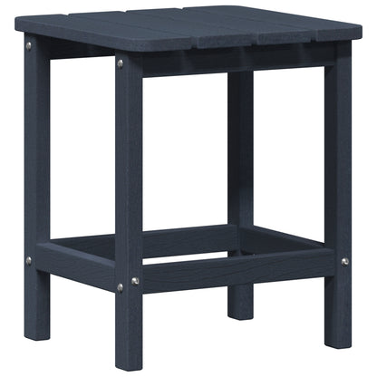 Navy Blue 3 Piece Garden Lounge Set with Adirondack Chair & Table
