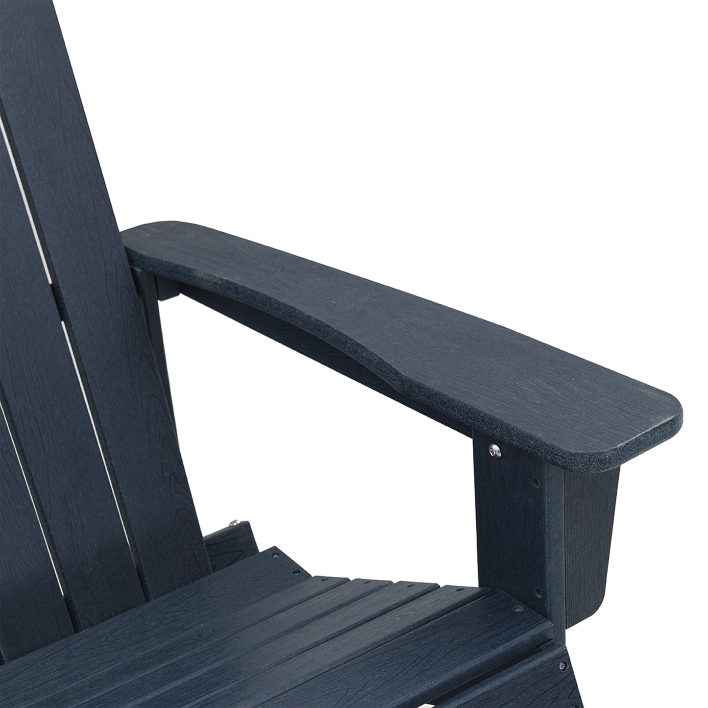 Navy Blue Adirondack Rocking Chair, HDPE, 73.5x92x90 cm