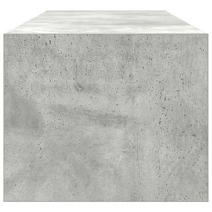 Concrete Grey TV Cabinet, Engineered Wood 100x31x25.5 cm