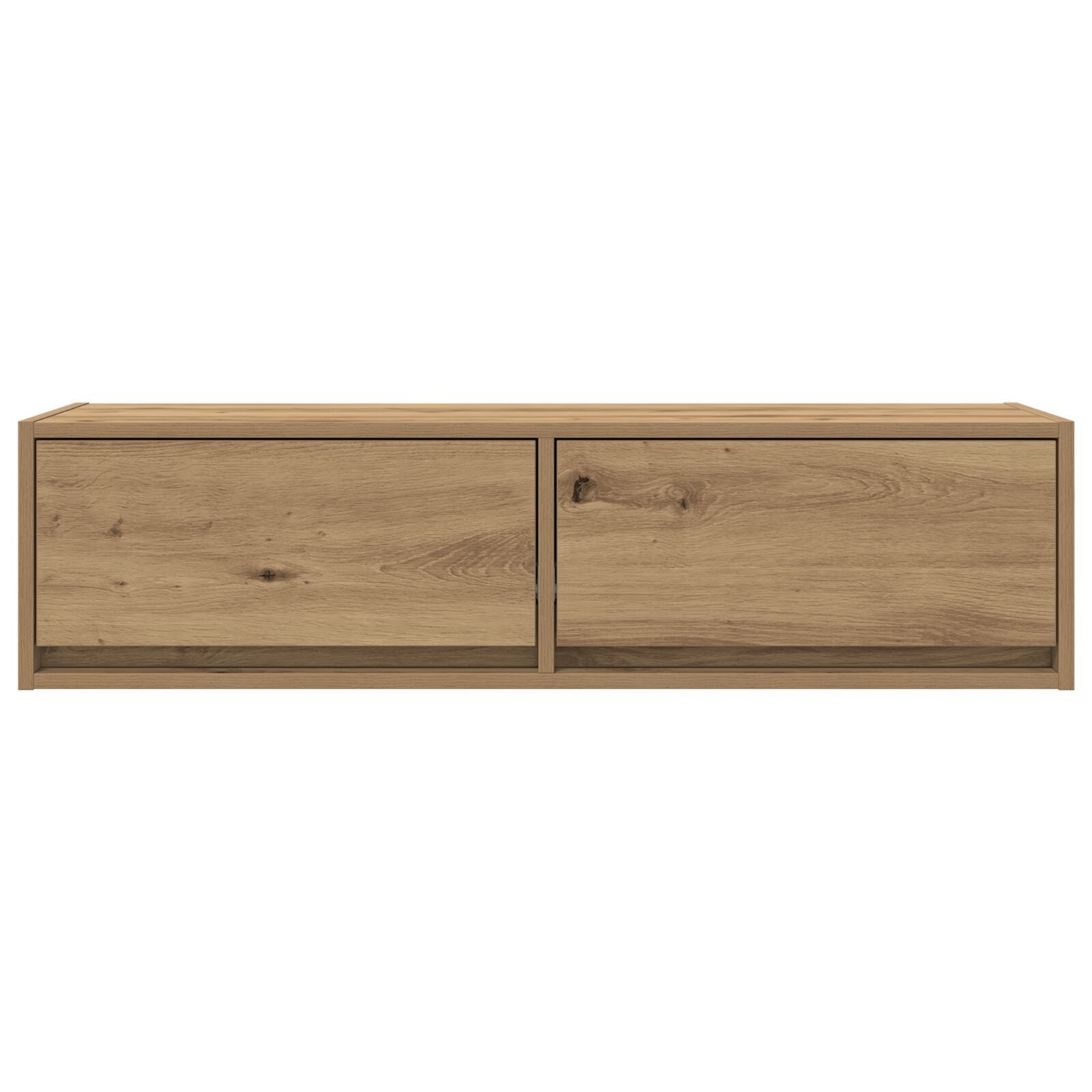 Artisan Oak TV Cabinet - 100x31x25.5cm Engineered Wood