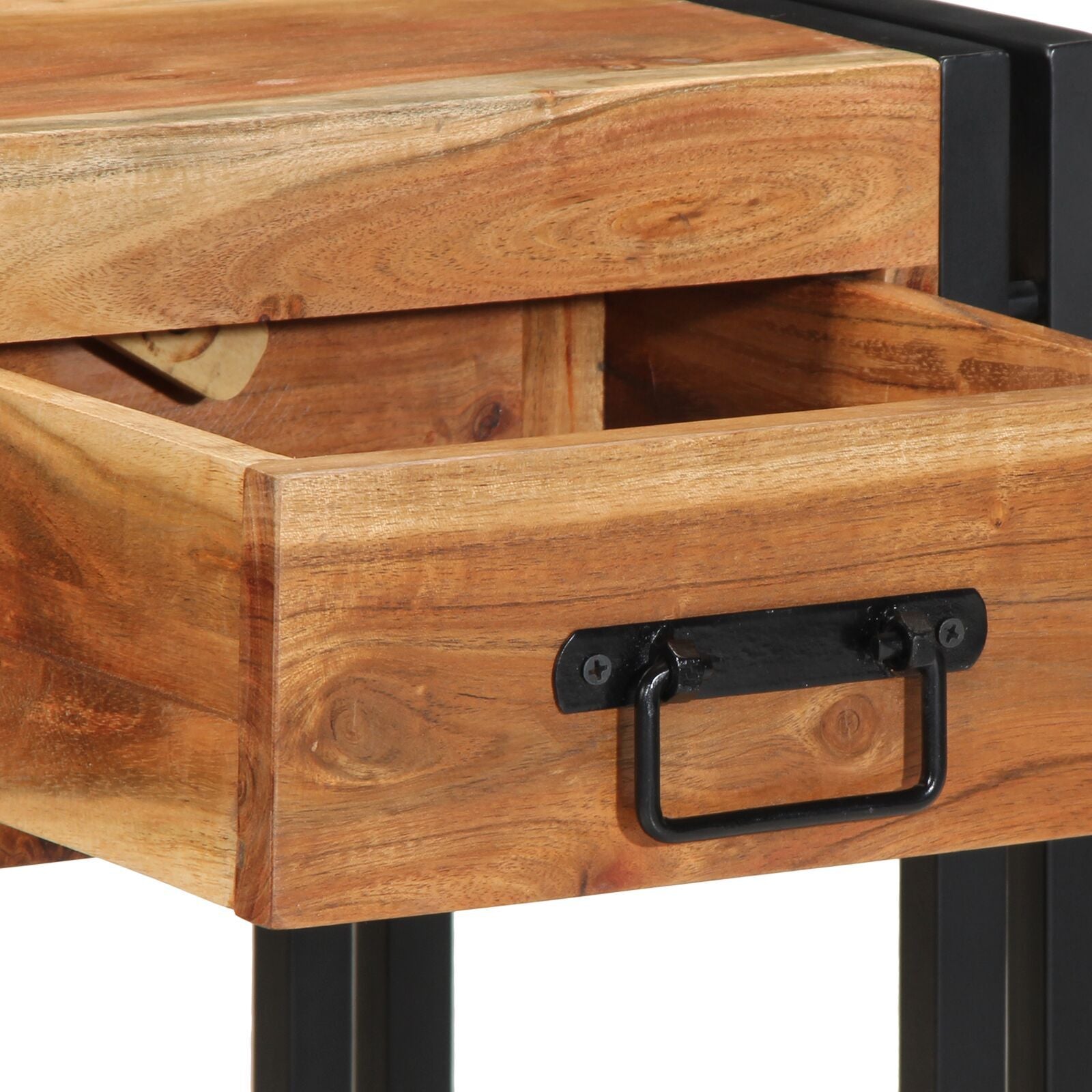 Solid Acacia Wood Nightstand 40x35x50 cm - Stylish & Durable