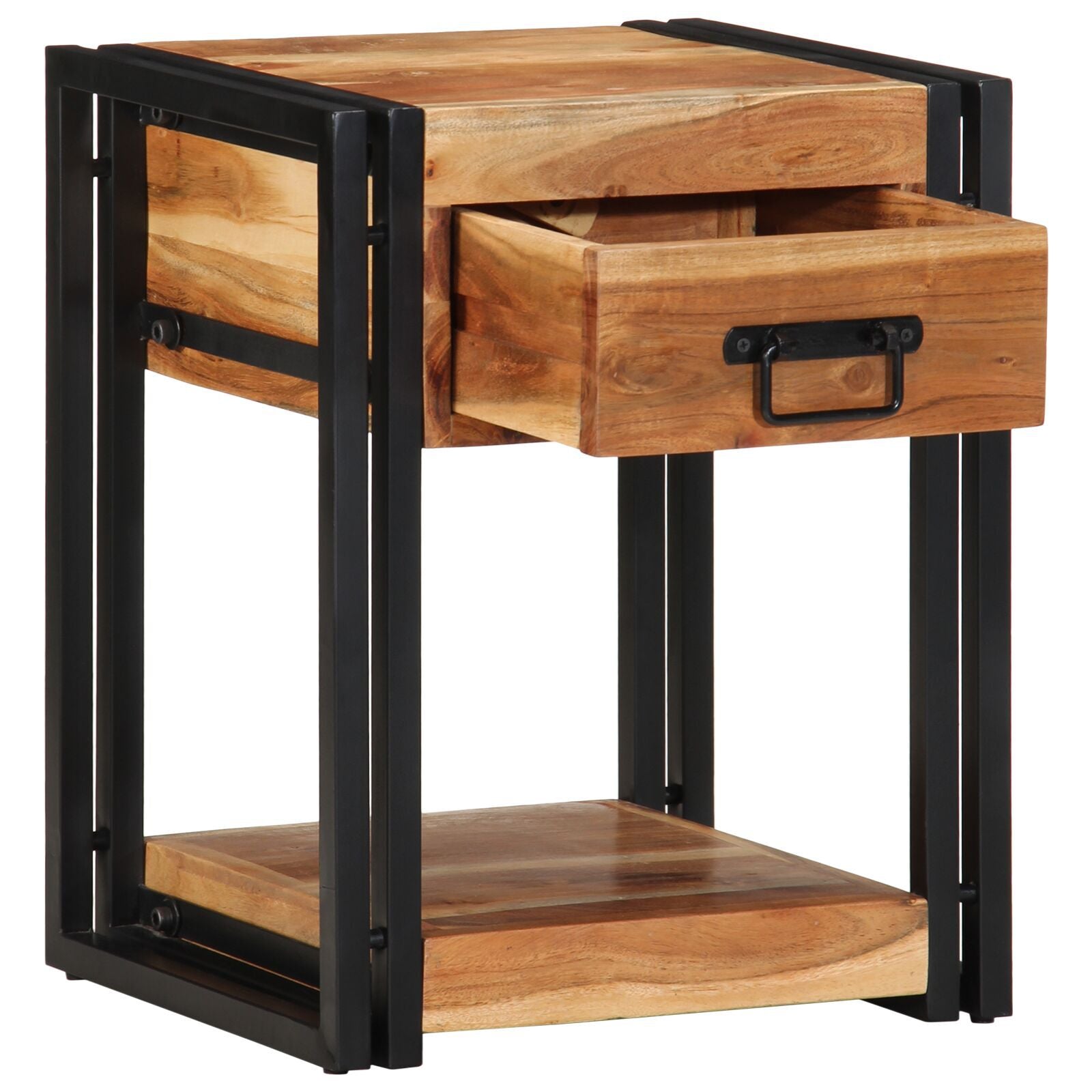 Solid Acacia Wood Nightstand 40x35x50 cm - Stylish & Durable