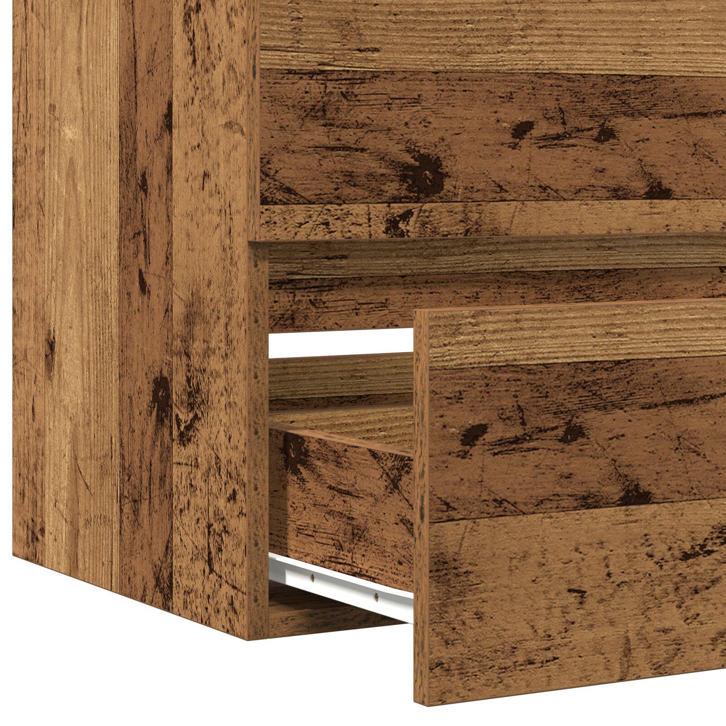 Rustic Sink Cabinet, Old Wood, 41x38.5x45 cm - Engineered Wood