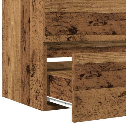 Rustic Sink Cabinet, Old Wood, 41x38.5x45 cm - Engineered Wood
