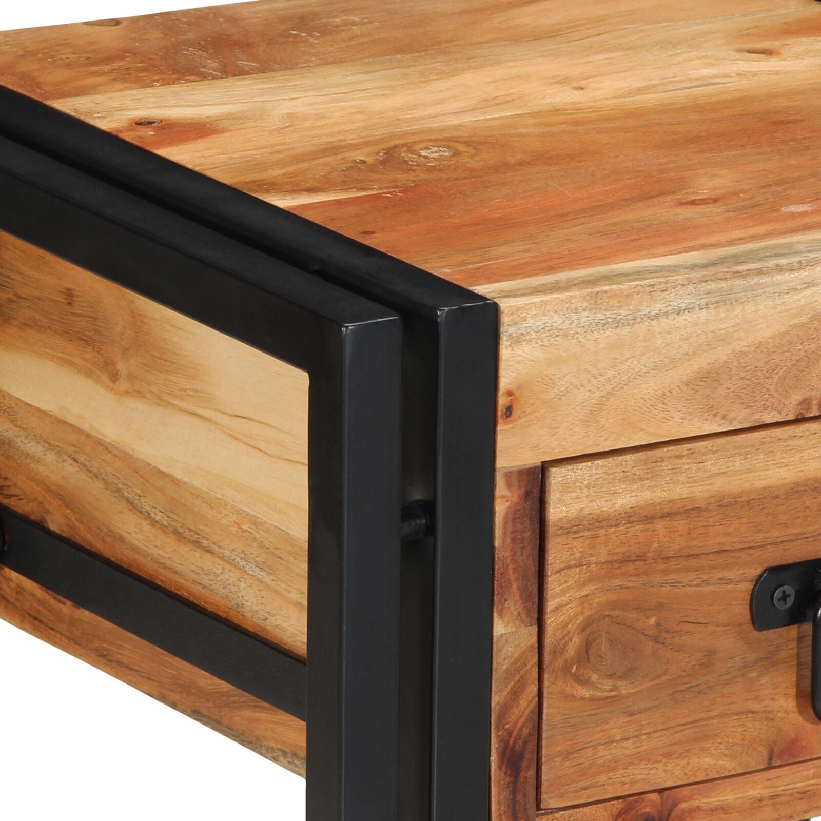 Solid Acacia Wood Nightstands 2-Pack 40x35x50 cm - Stylish & Durable