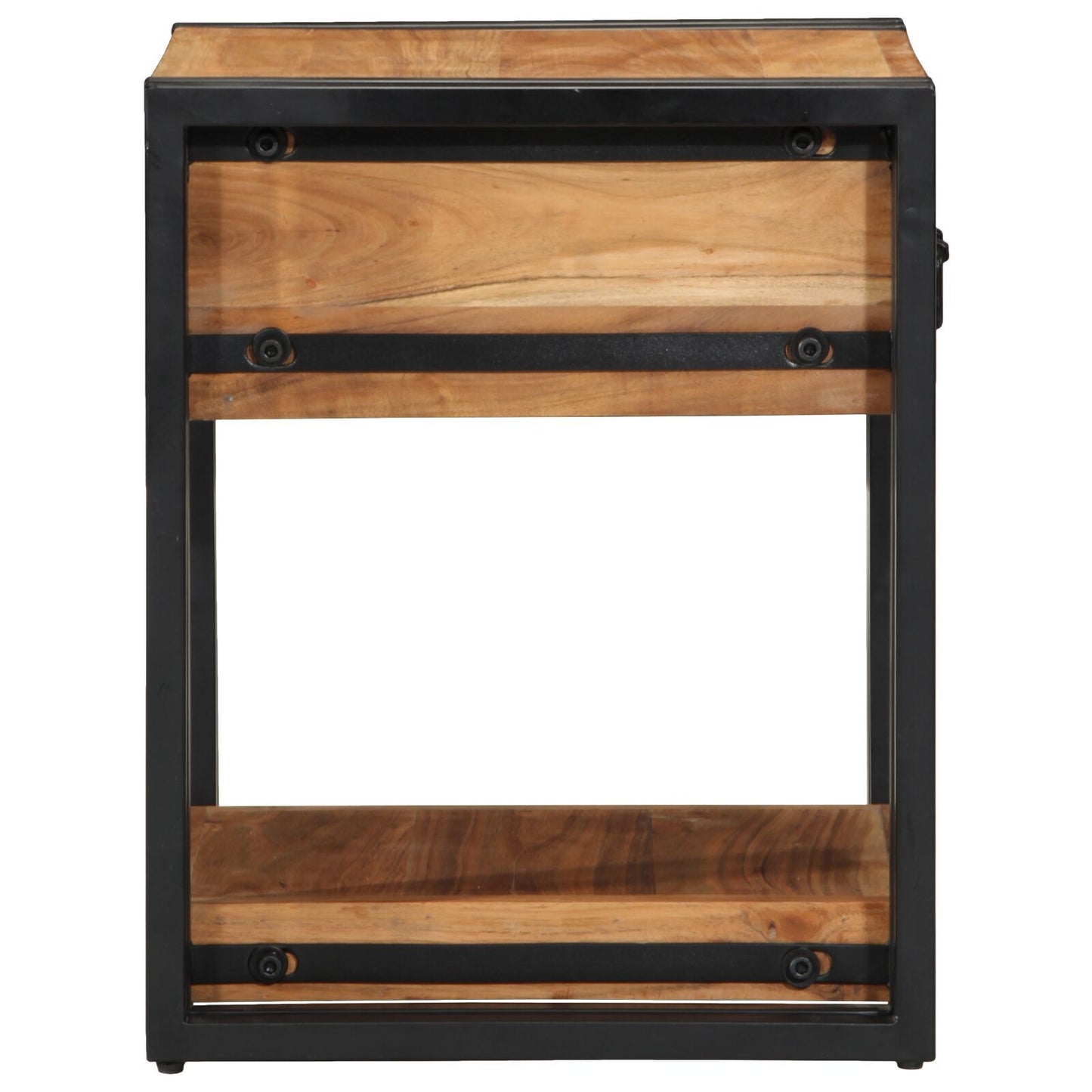 Solid Acacia Wood Nightstands 2-Pack 40x40x50 cm - Stylish & Durable