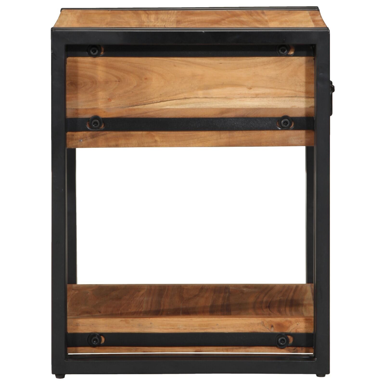 Solid Acacia Wood Nightstands 2-Pack 40x40x50 cm - Stylish & Durable