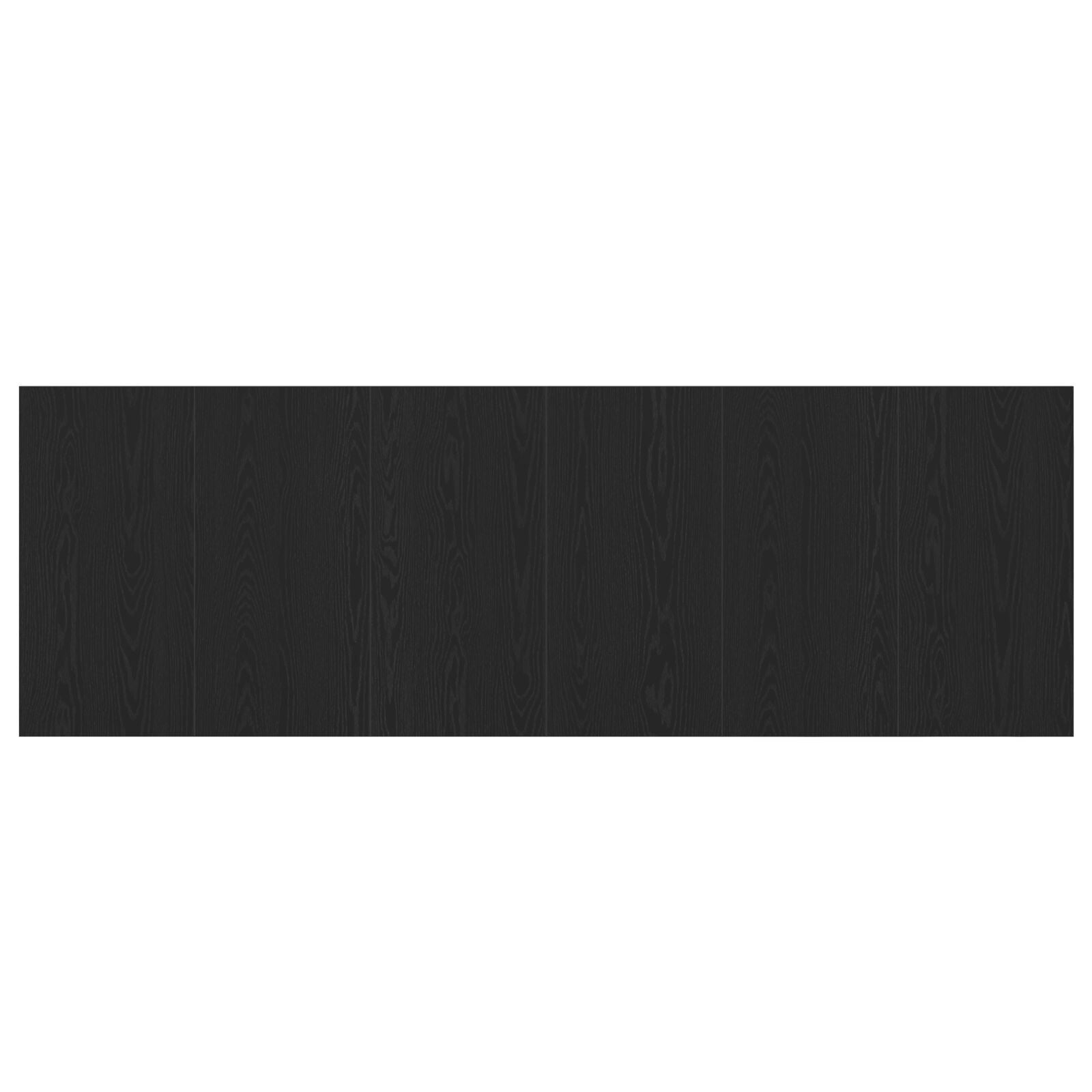 Black Oak Engineered Wood Wall Headboard 240x80 cm