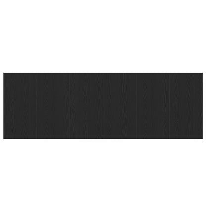 Black Oak Engineered Wood Wall Headboard 240x80 cm