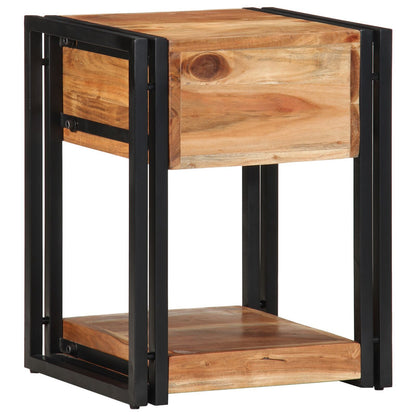 Solid Acacia Wood Nightstands 2-Pack 40x35x50 cm - Stylish & Durable