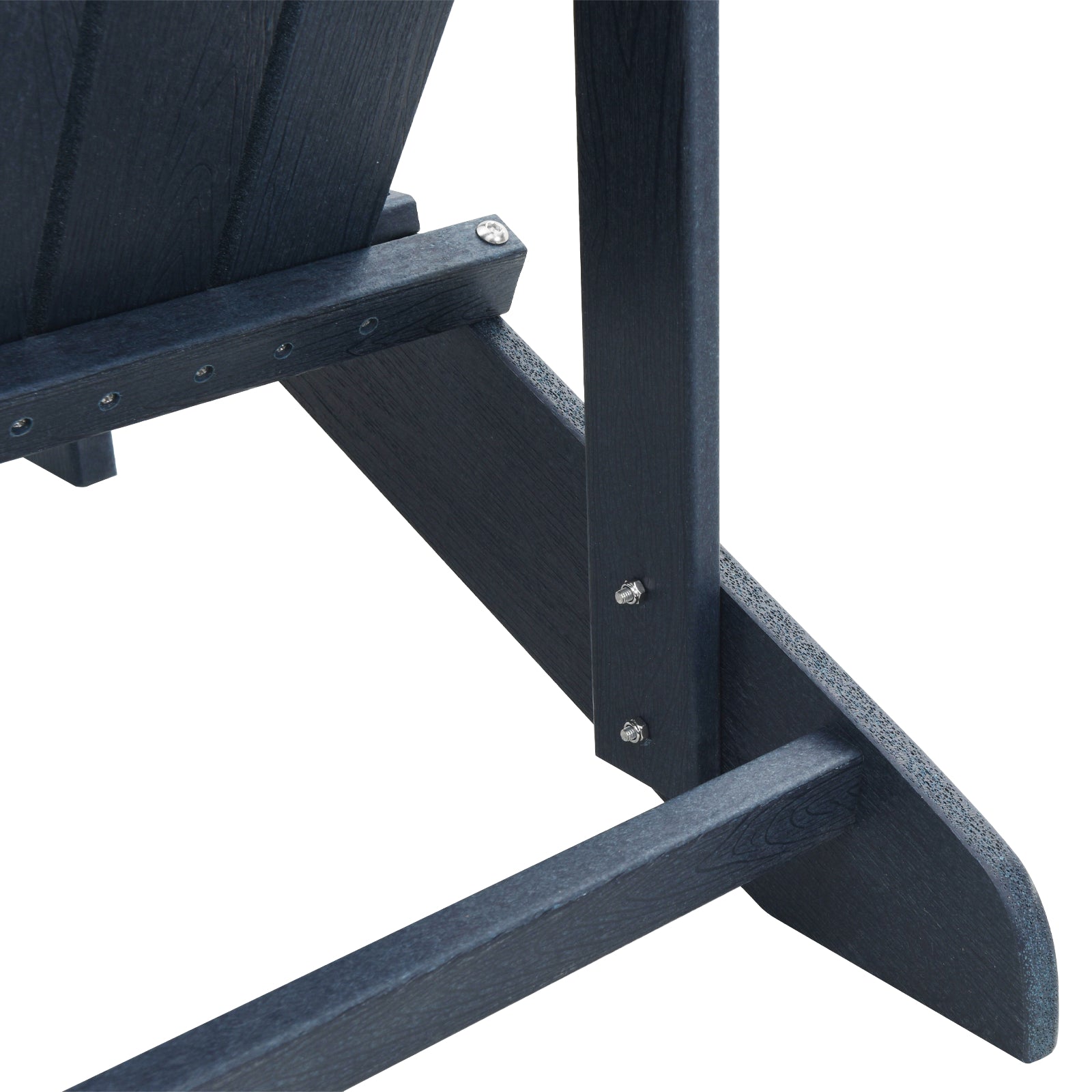 Navy Blue HDPE Adirondack Chairs Set of 2 - 74x82x90 cm | vidaXL