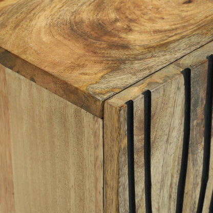 TV Cabinet 105x33.5x46 cm Solid Wood Mango and Engineered Wood