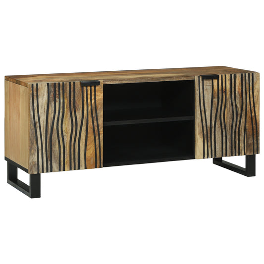 TV Cabinet 105x33.5x46 cm Solid Wood Mango and Engineered Wood