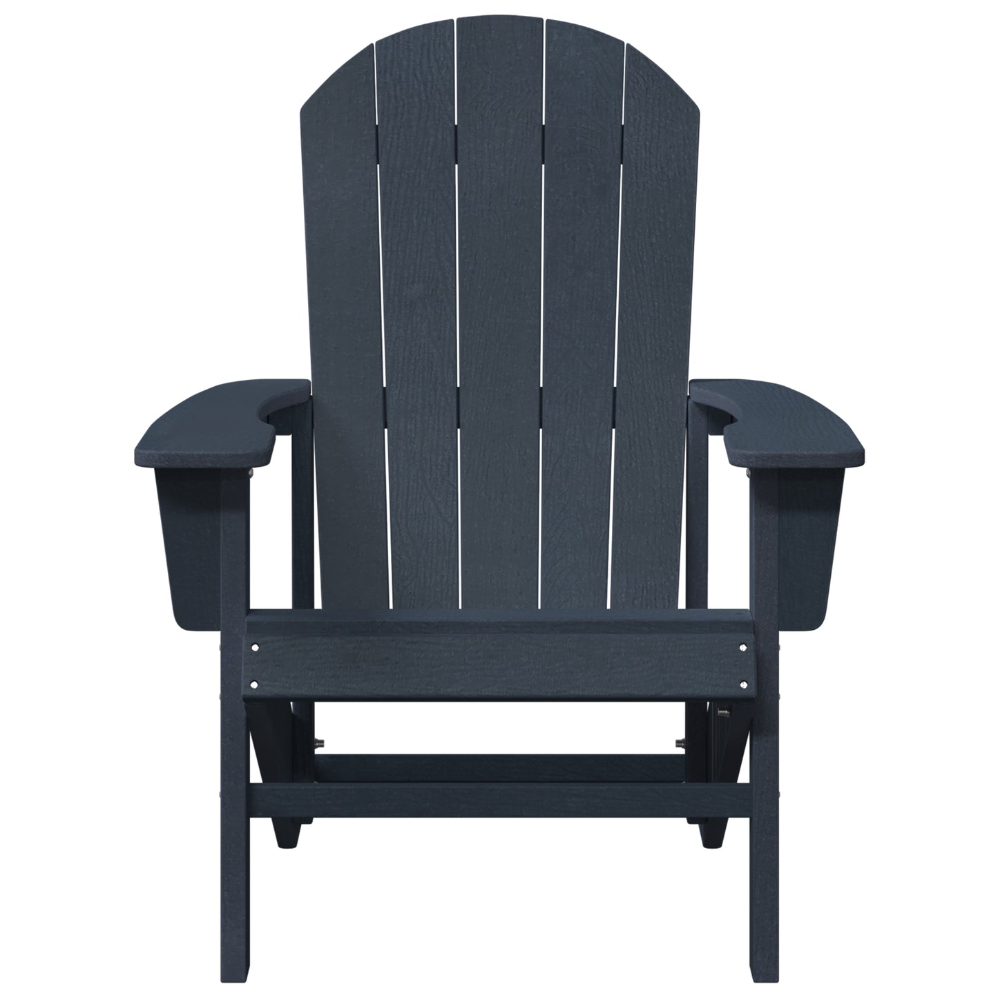 Navy Blue HDPE Adirondack Chairs Set of 2 - 74x82x90 cm | vidaXL