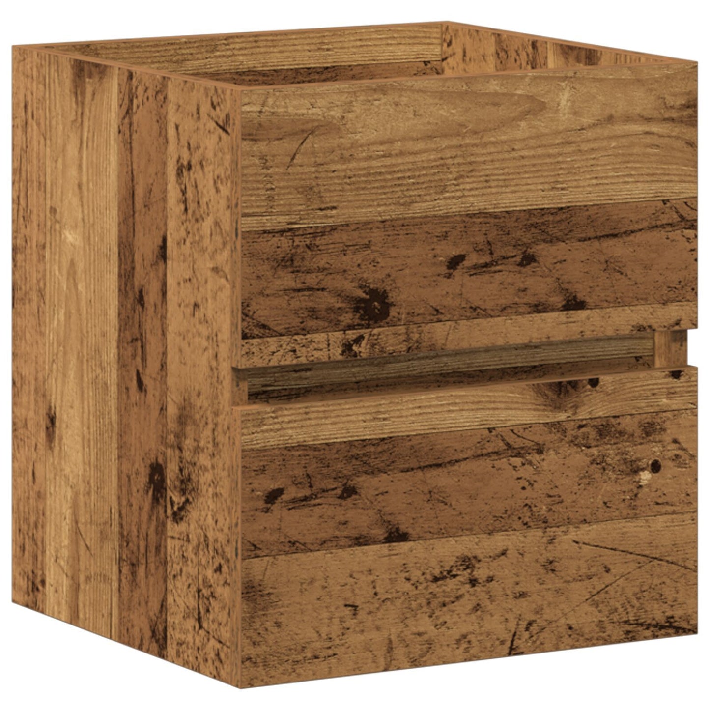 Rustic Sink Cabinet, Old Wood, 41x38.5x45 cm - Engineered Wood