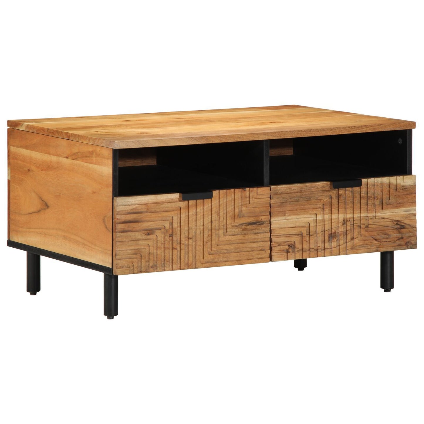 Coffee Table 80x54x40 cm Solid Wood Acacia