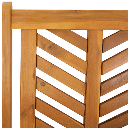 Reclining Garden Chairs 6 pcs Solid Wood Acacia