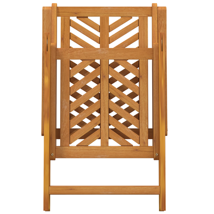 Reclining Garden Chairs 6 pcs Solid Wood Acacia