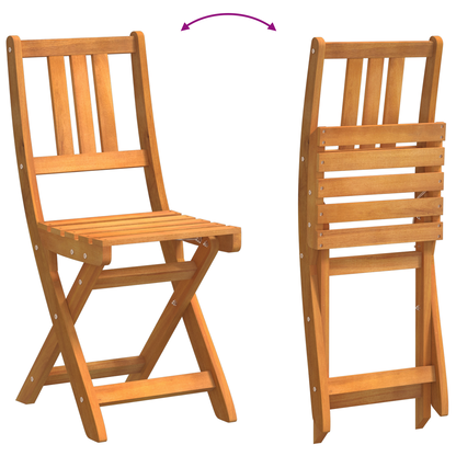 Folding Garden Chairs 6 pcs 36x46x86 cm Solid Wood Acacia
