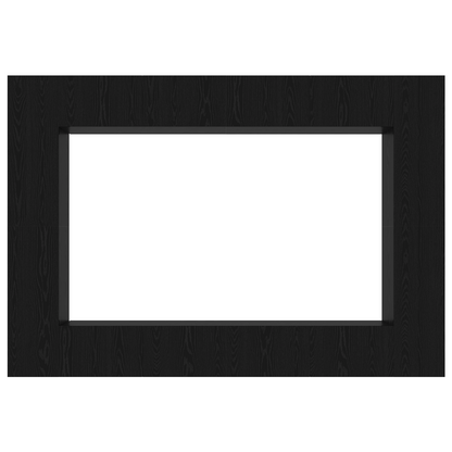 12 Piece TV Cabinet Set Wall-mounted Black Oak Engineered Wood