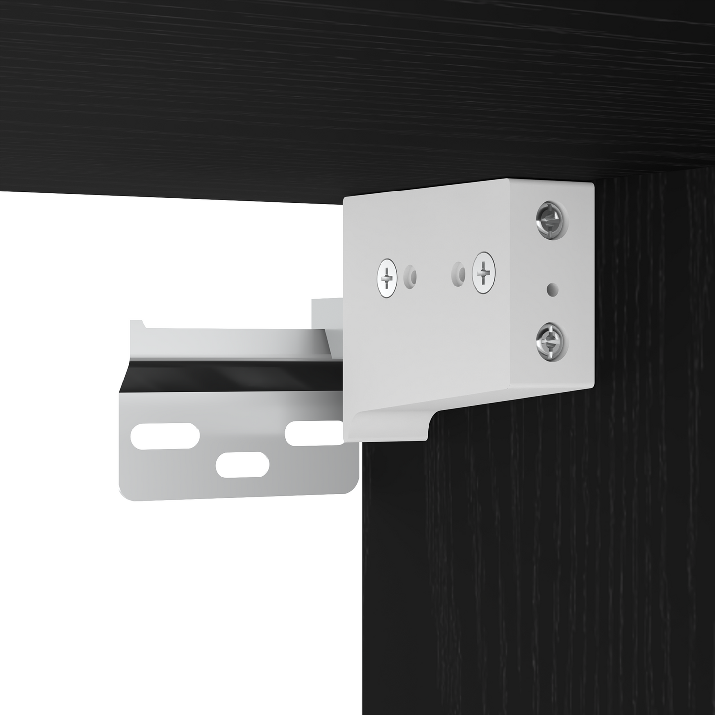 3 Piece TV Cabinet Set Wall-mounted Black Oak Engineered Wood