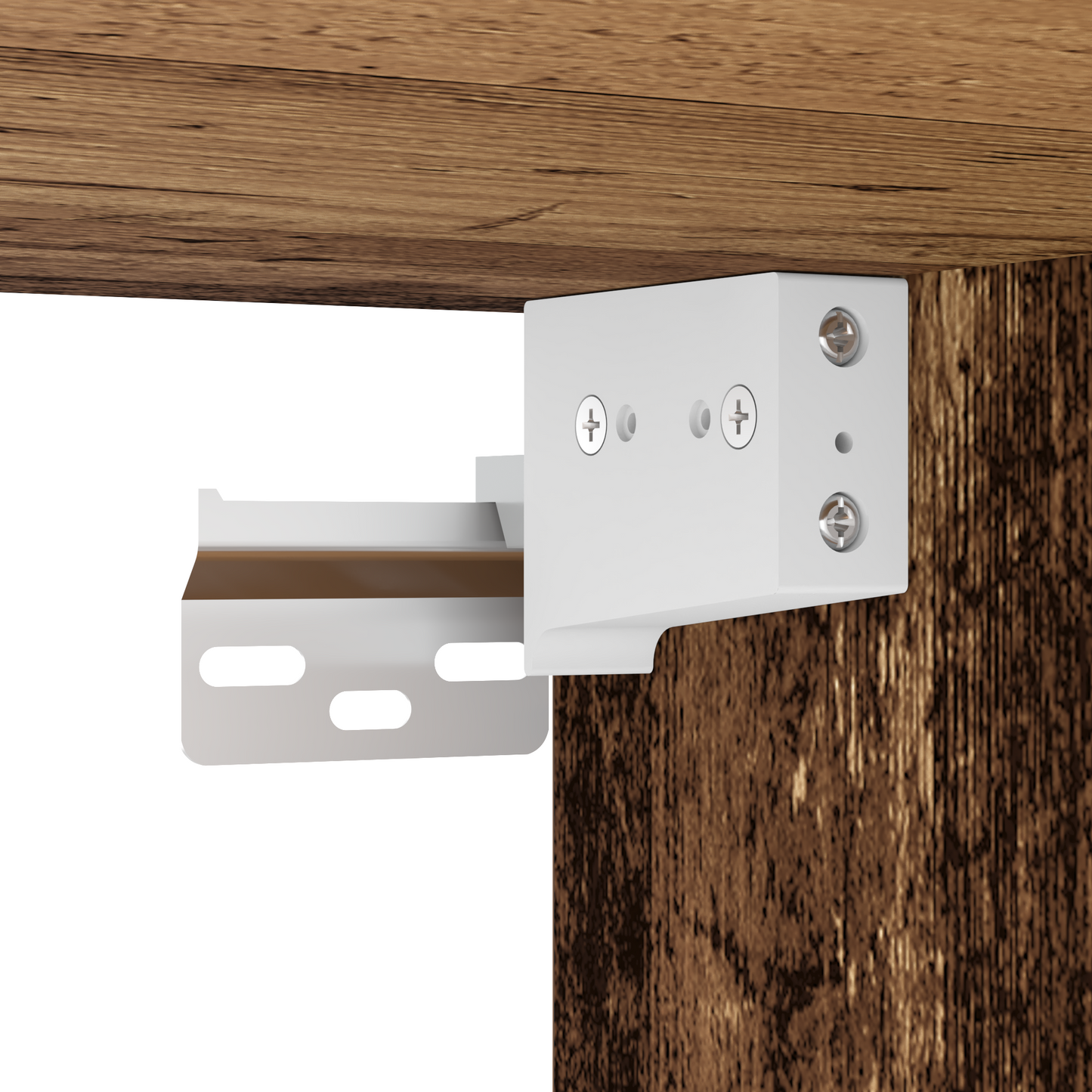 Floating Shelf 2 pcs Old Wood 40x28.5x40 cm Engineered Wood