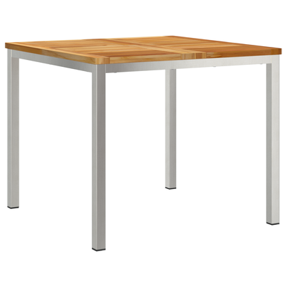 3 Piece Garden Dining Set Solid Wood Teak