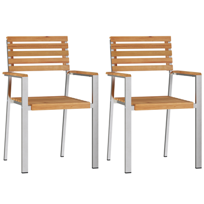 3 Piece Garden Dining Set Solid Wood Teak