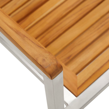 9 Piece Garden Dining Set Solid Wood Acacia