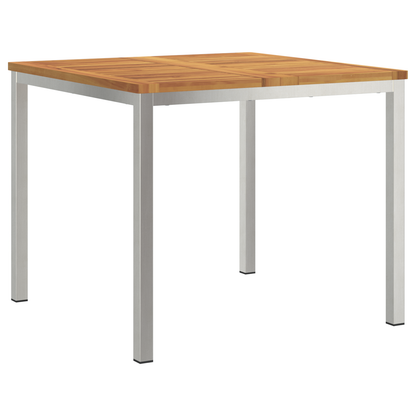 3 Piece Garden Dining Set Solid Wood Acacia