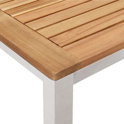 7 Piece Garden Dining Set in Solid Wood Teak