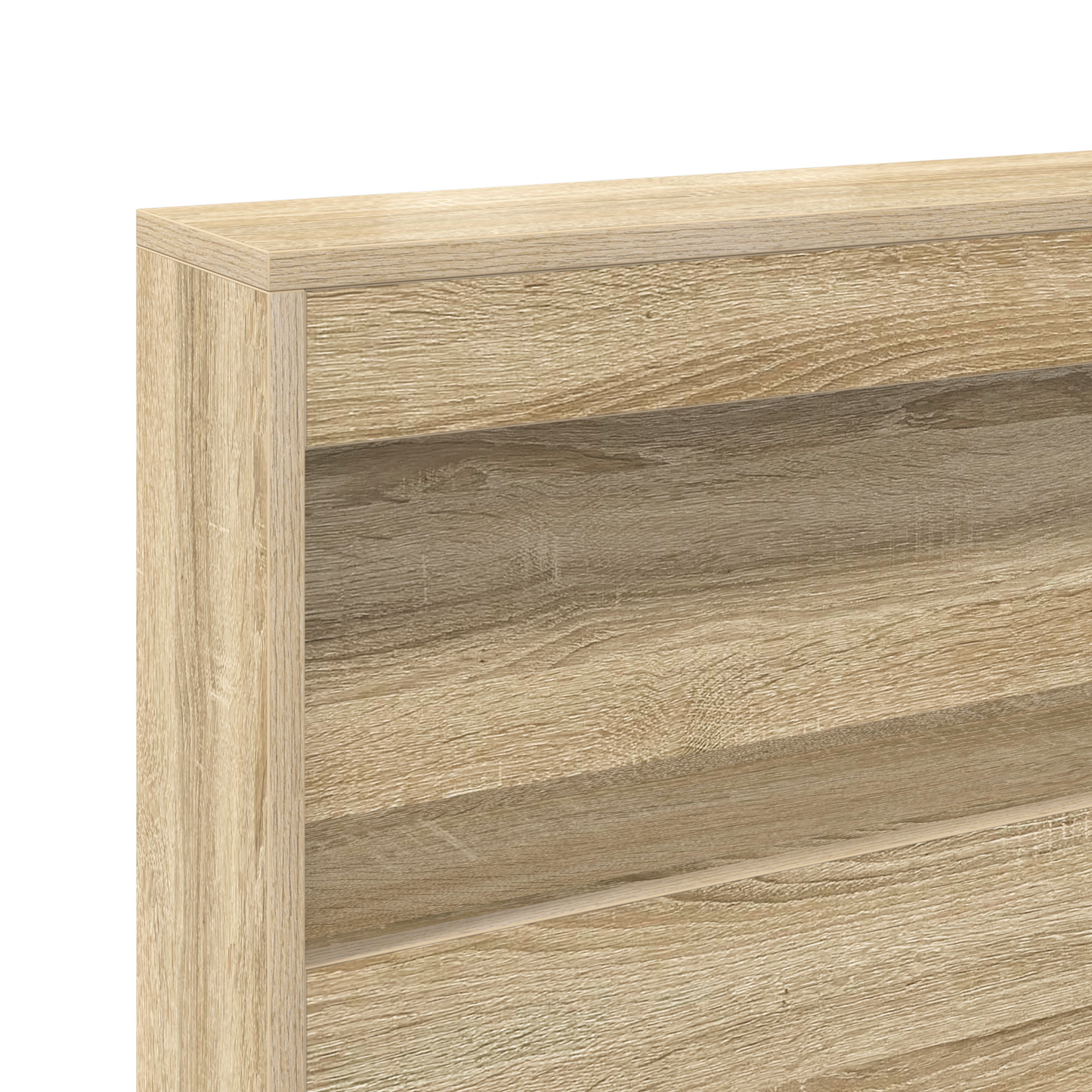 Bookcase Bed Sonoma Oak 180x200 cm Engineered Wood