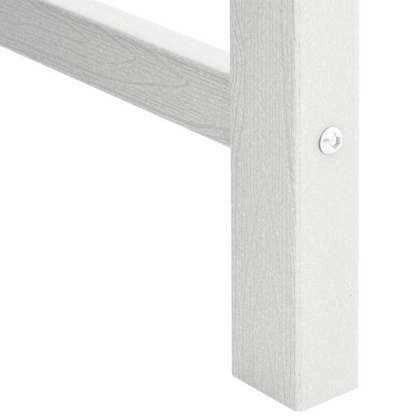 Garden Dining Chairs 4 pcs White 65,5x55,5x88 cm HDPE