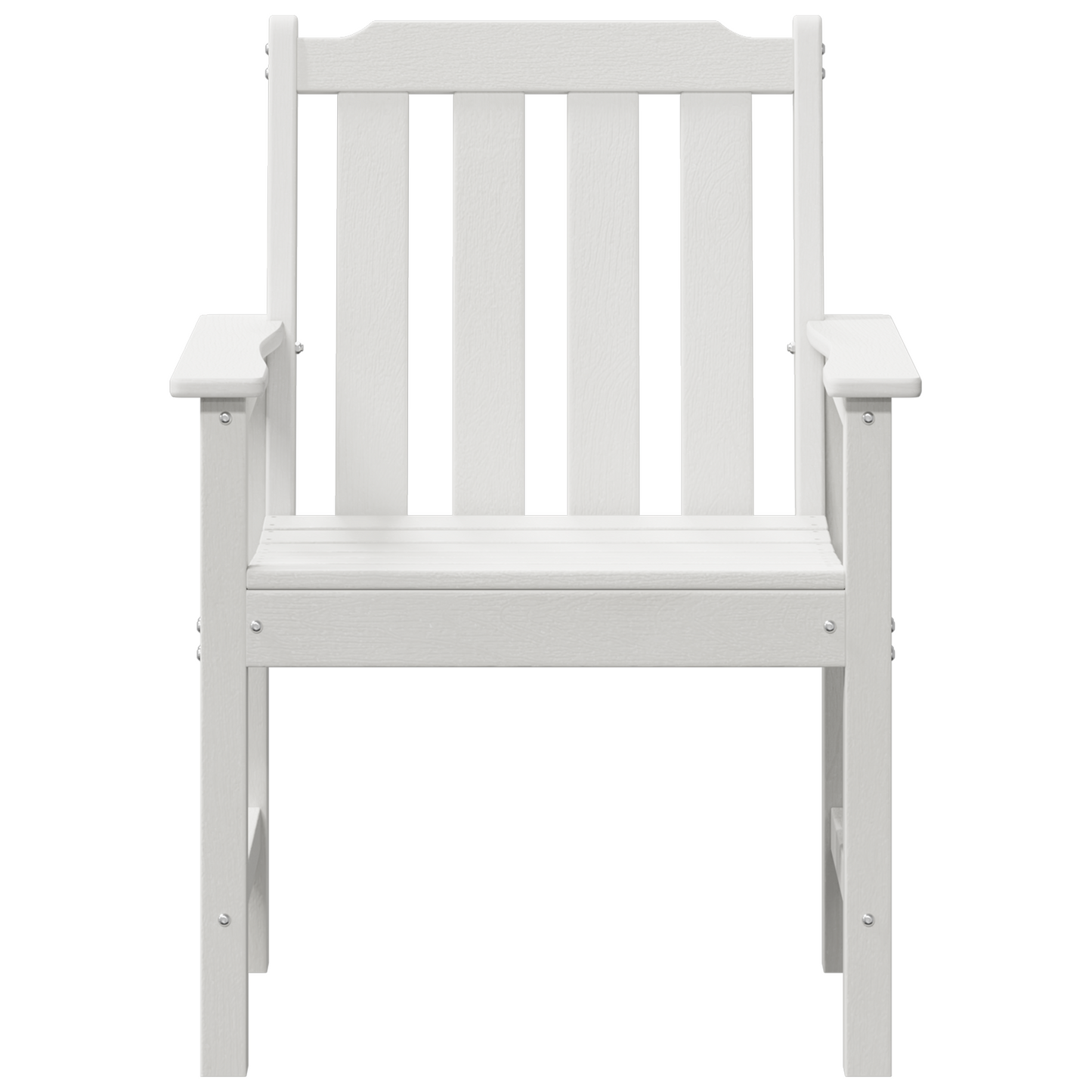 Garden Dining Chairs 4 pcs White 65,5x55,5x88 cm HDPE