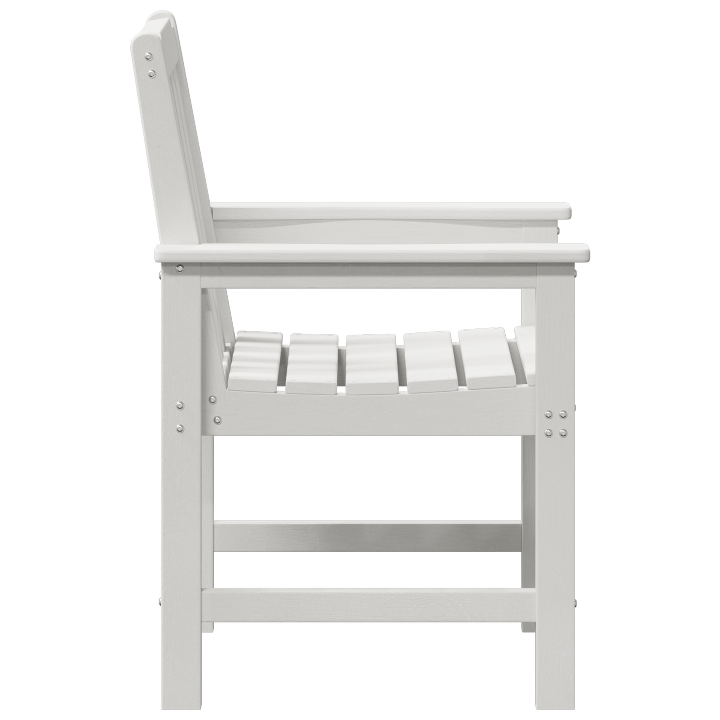 Garden Dining Chairs 4 pcs White 65,5x55,5x88 cm HDPE