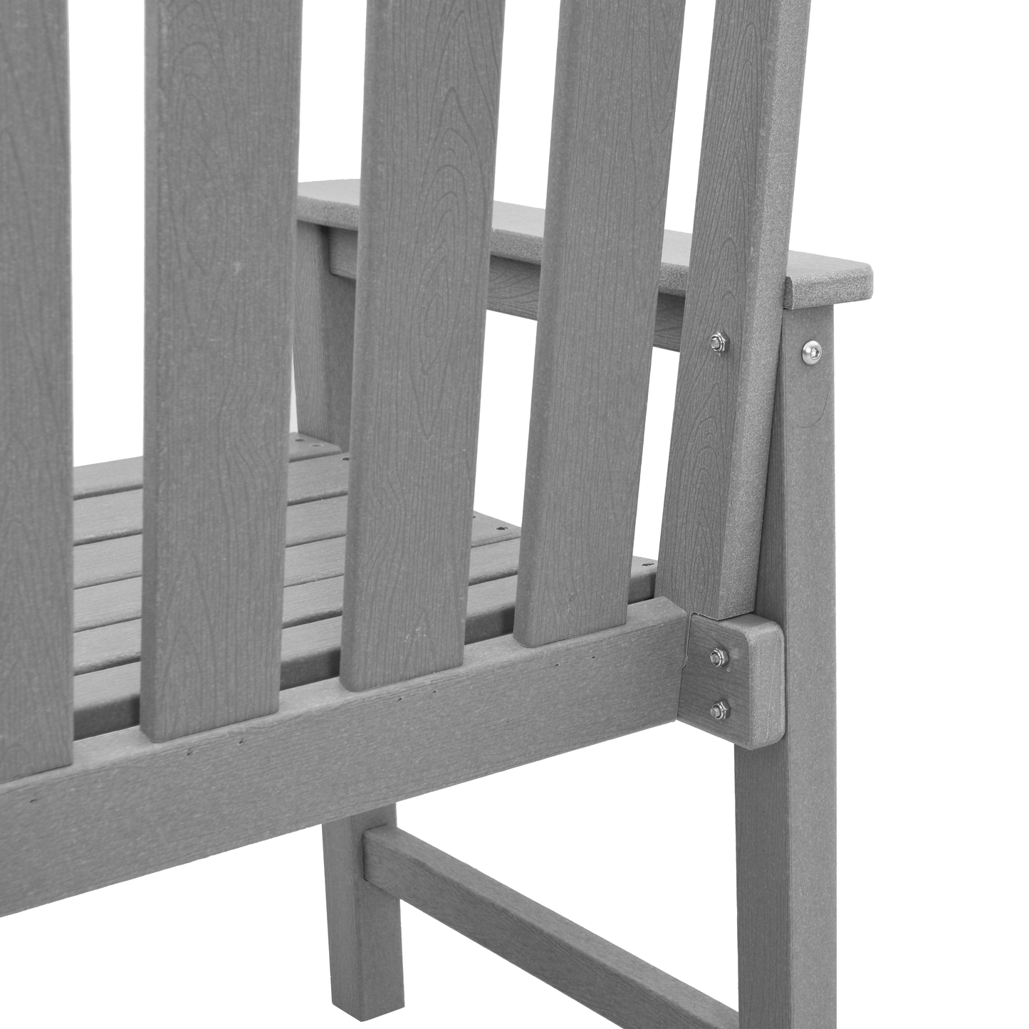 Garden Dining Chairs 4 pcs Light Grey 65.5x55.5x88 cm HDPE