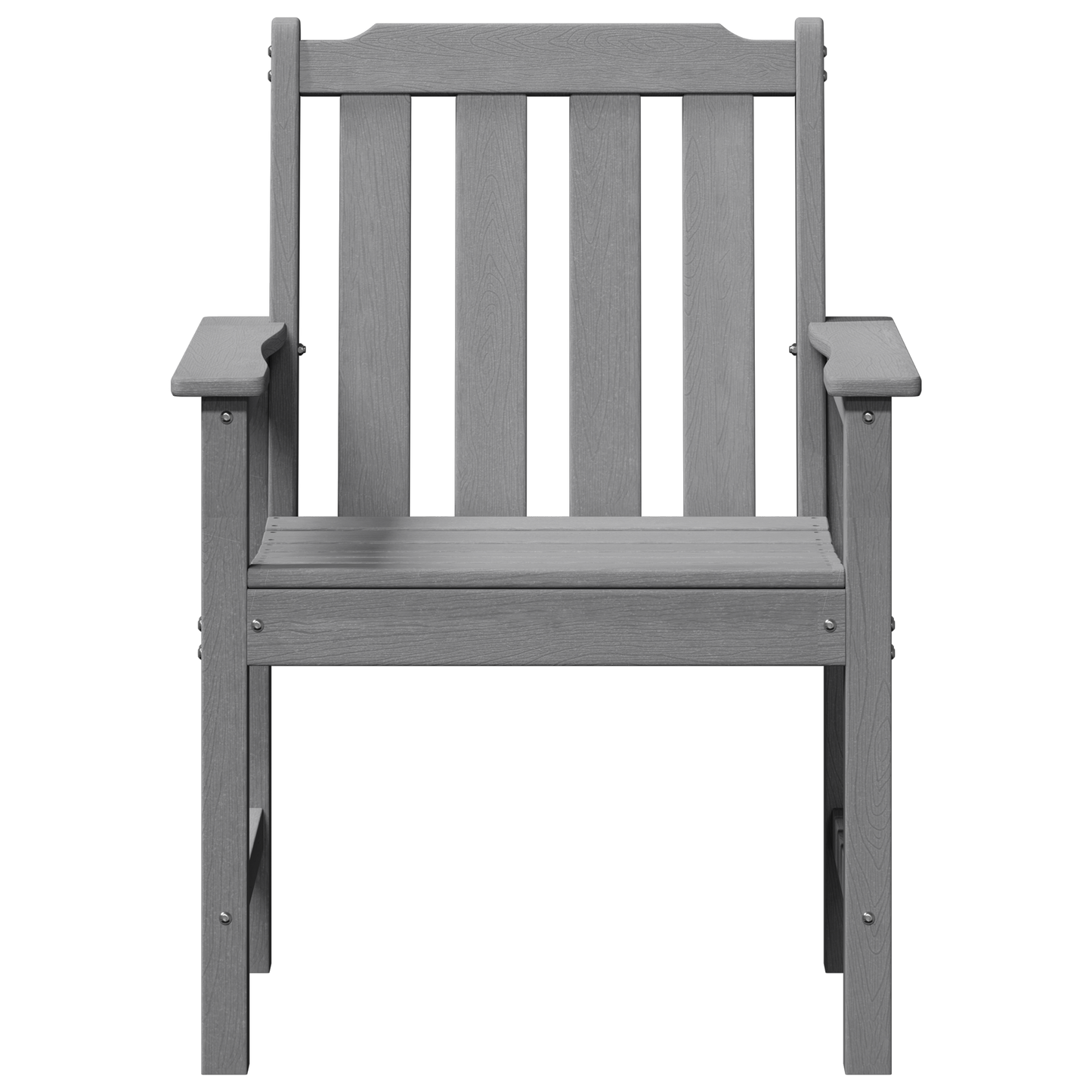 Garden Dining Chairs 4 pcs Light Grey 65.5x55.5x88 cm HDPE
