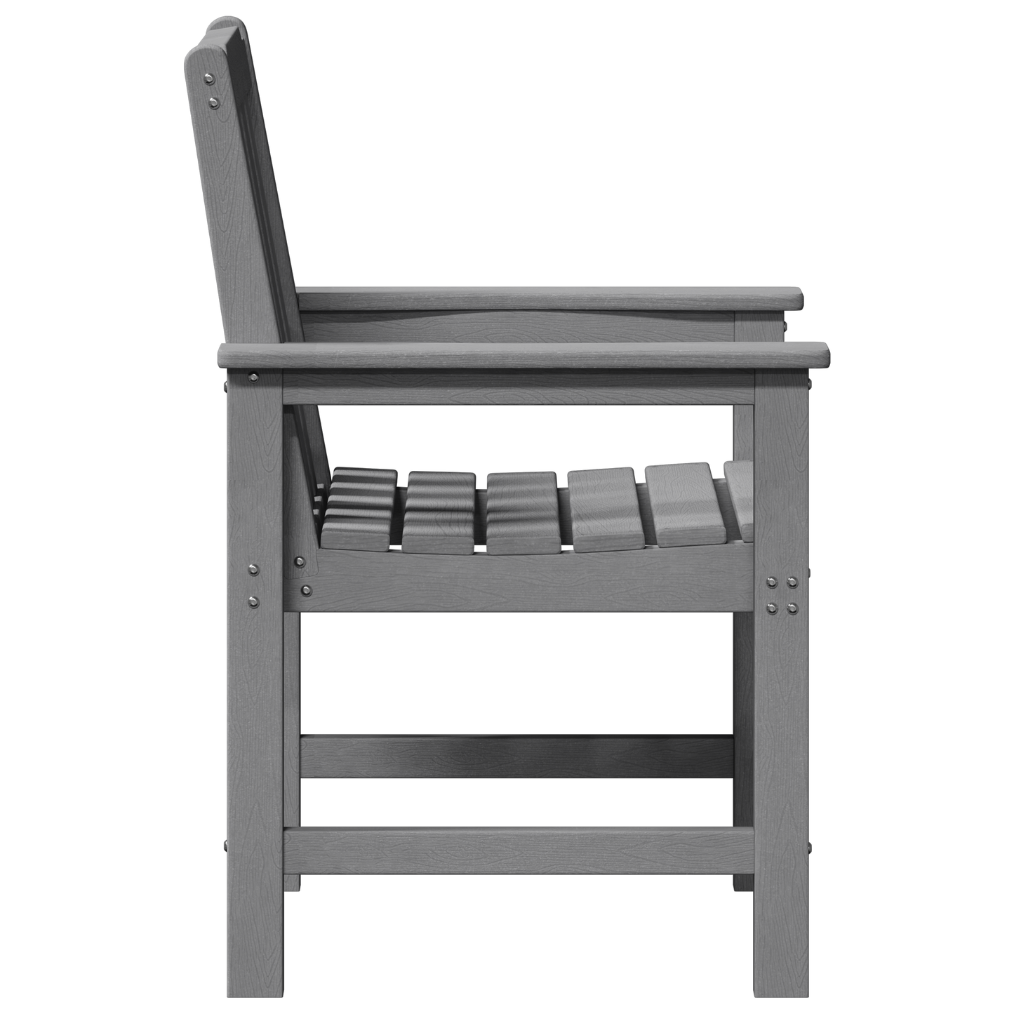 Garden Dining Chairs 4 pcs Light Grey 65.5x55.5x88 cm HDPE