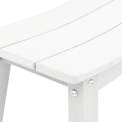 Bar Stools 6 pcs White HDPE