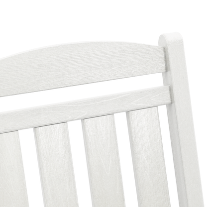 Garden Rocking Chairs 2 pcs White 70x92x107.5 cm HDPE
