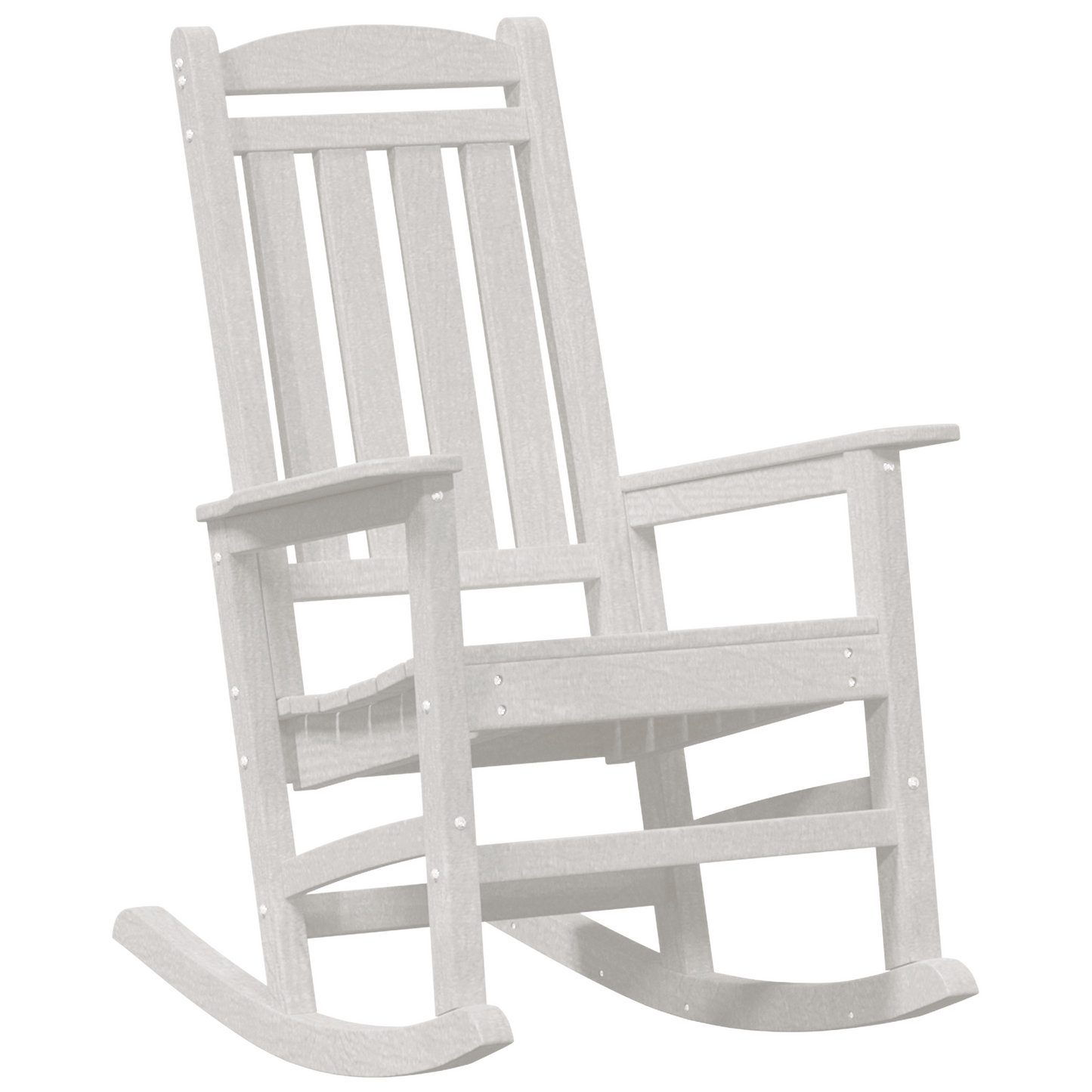 Garden Rocking Chairs 2 pcs White 70x92x107.5 cm HDPE